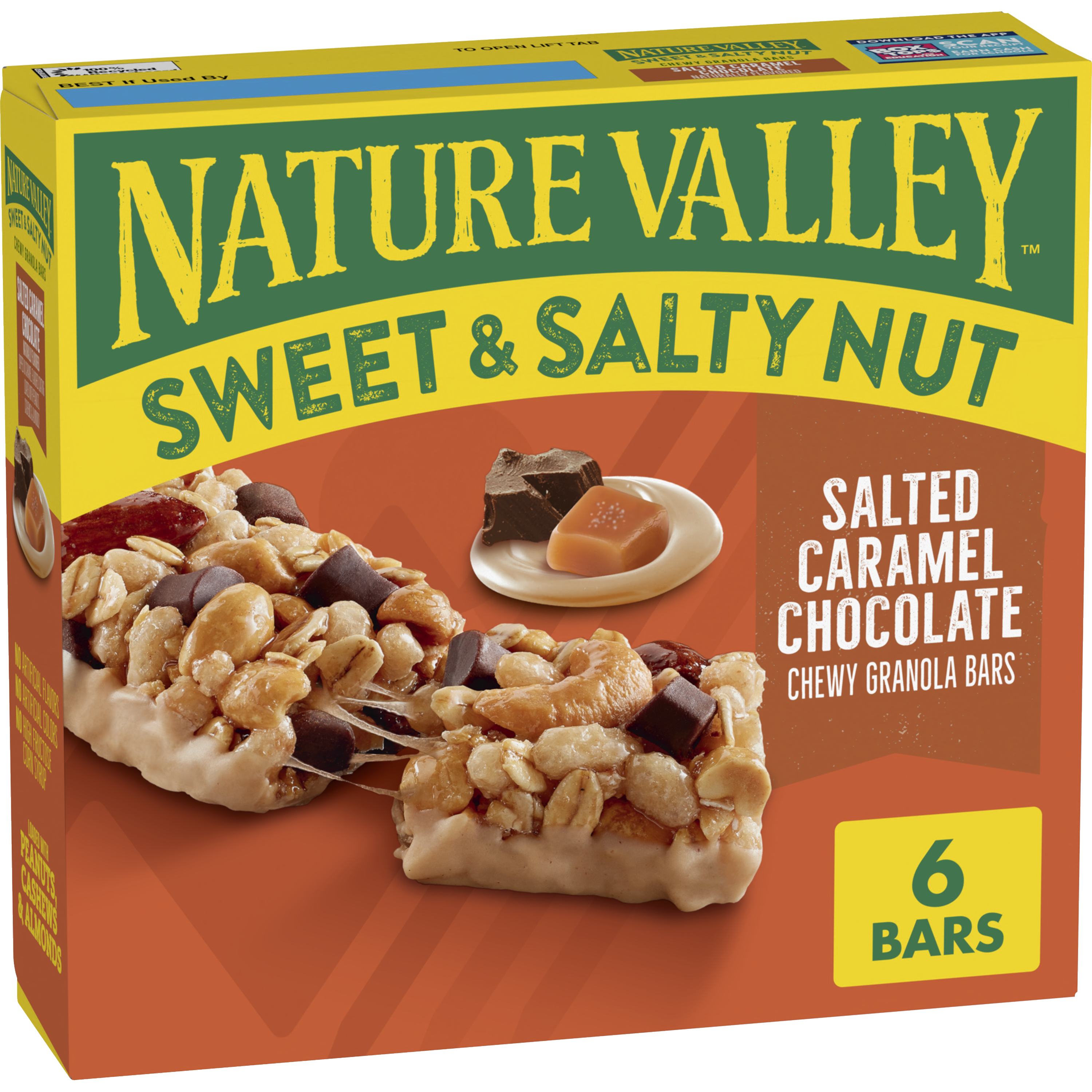 Salted Caramel Chocolate Sweet & Salty Granola Bars - Convenient Daily Bite