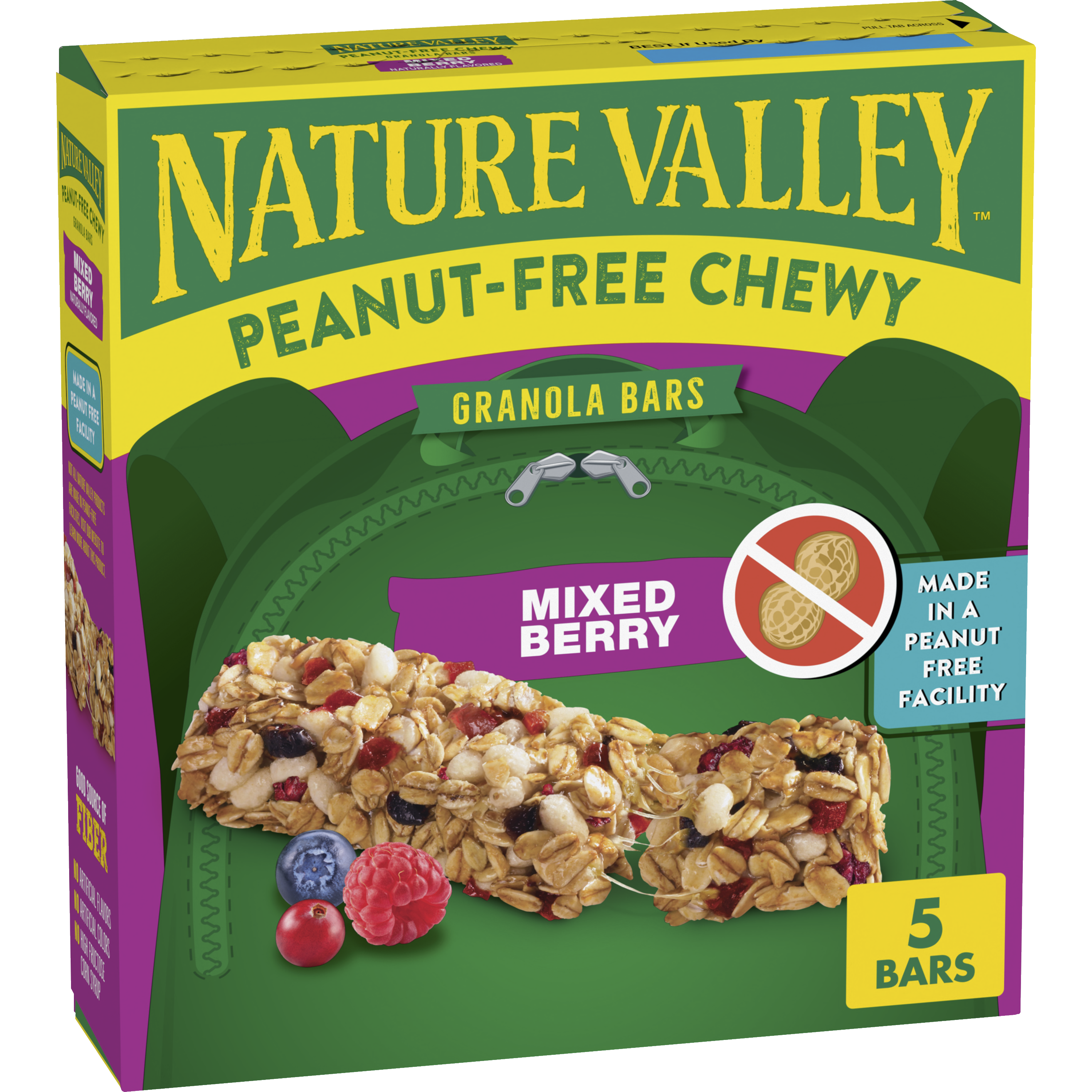 Mixed Berry Peanut Free Chewy Bar - Convenient Daily Bite