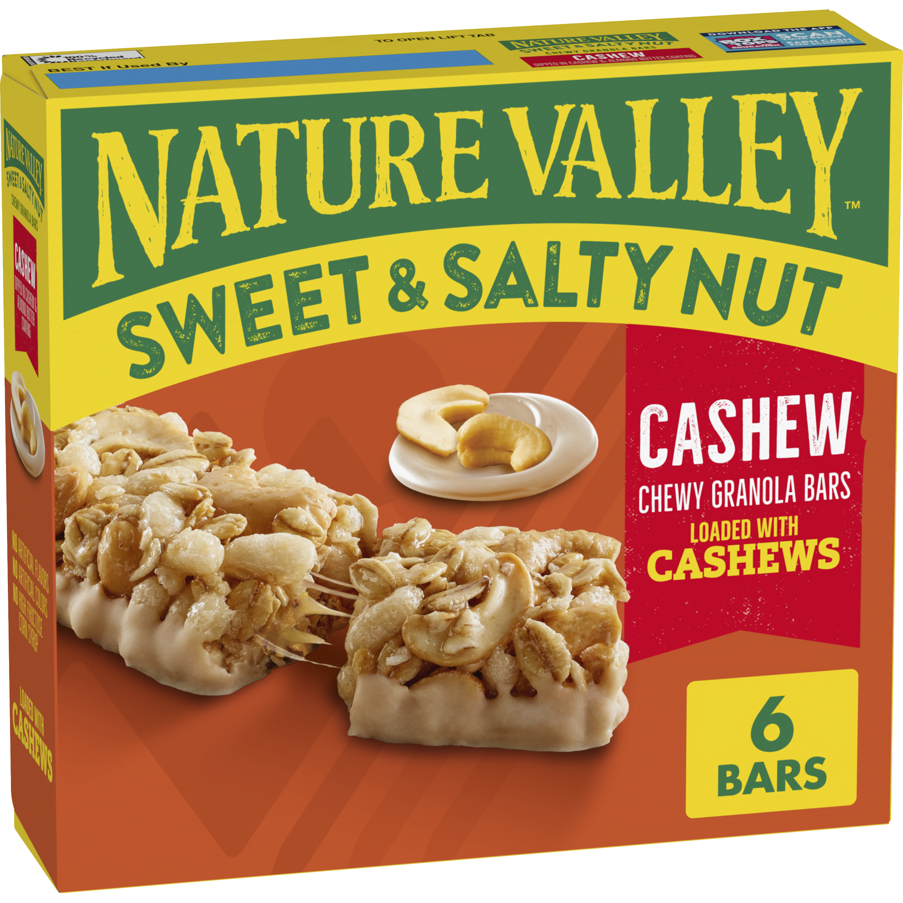 Cashew Sweet & Salty Granola Bars - Convenient Daily Bite