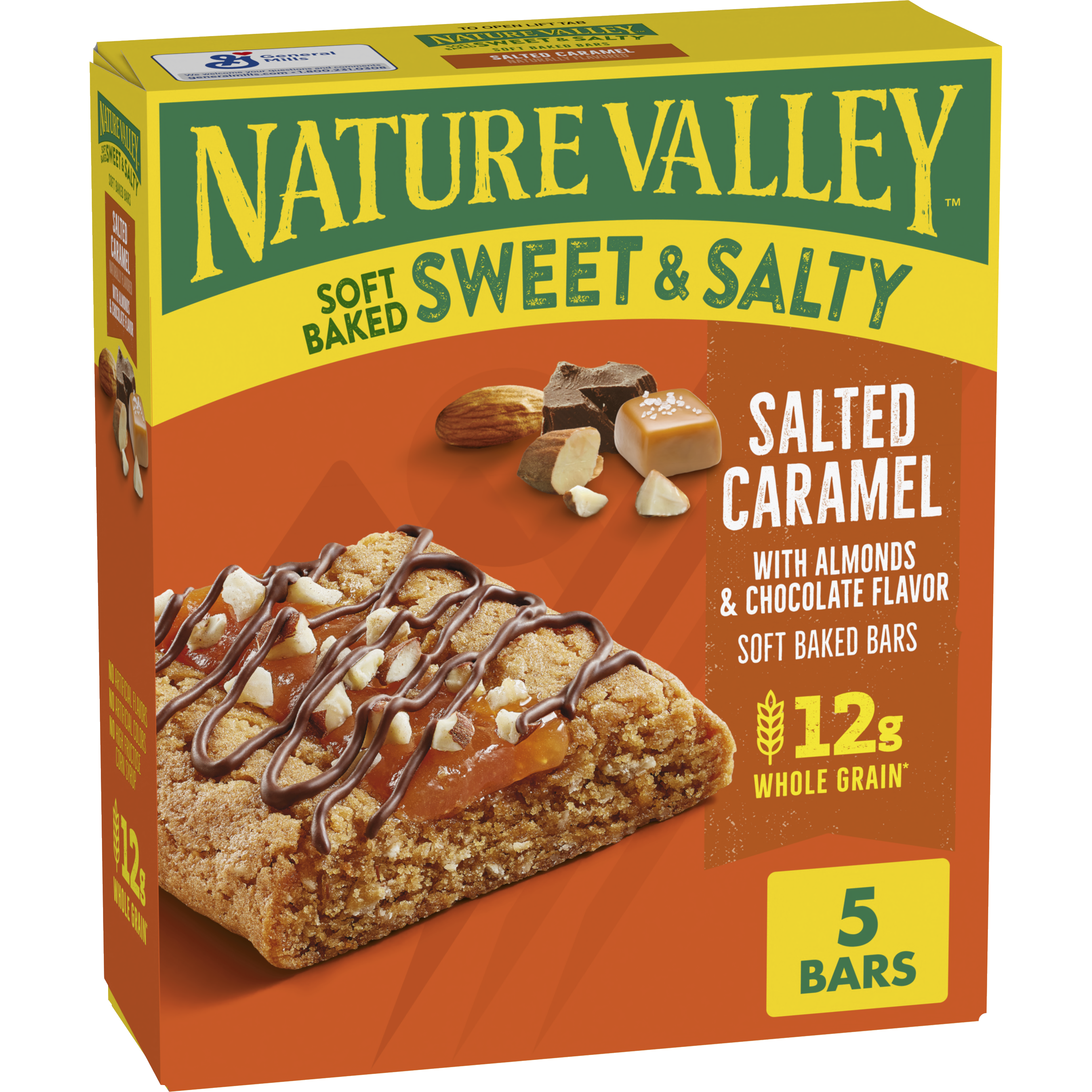Nature Valley Sweet & Salty Soft-Baked Bar Salted Caramel - Convenient Daily Bite