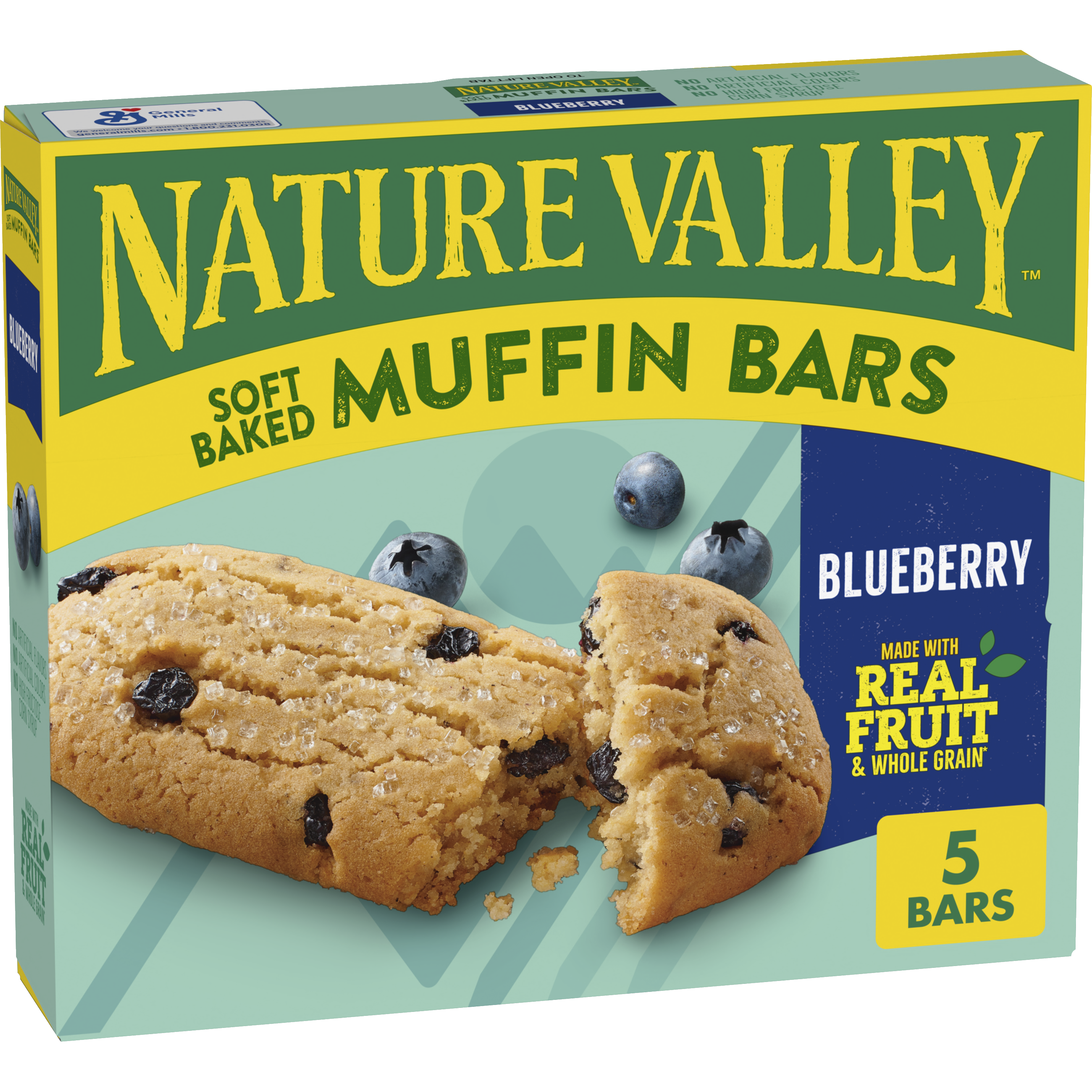 Blueberry Soft-Baked Muffin Bars - Convenient Daily Bite