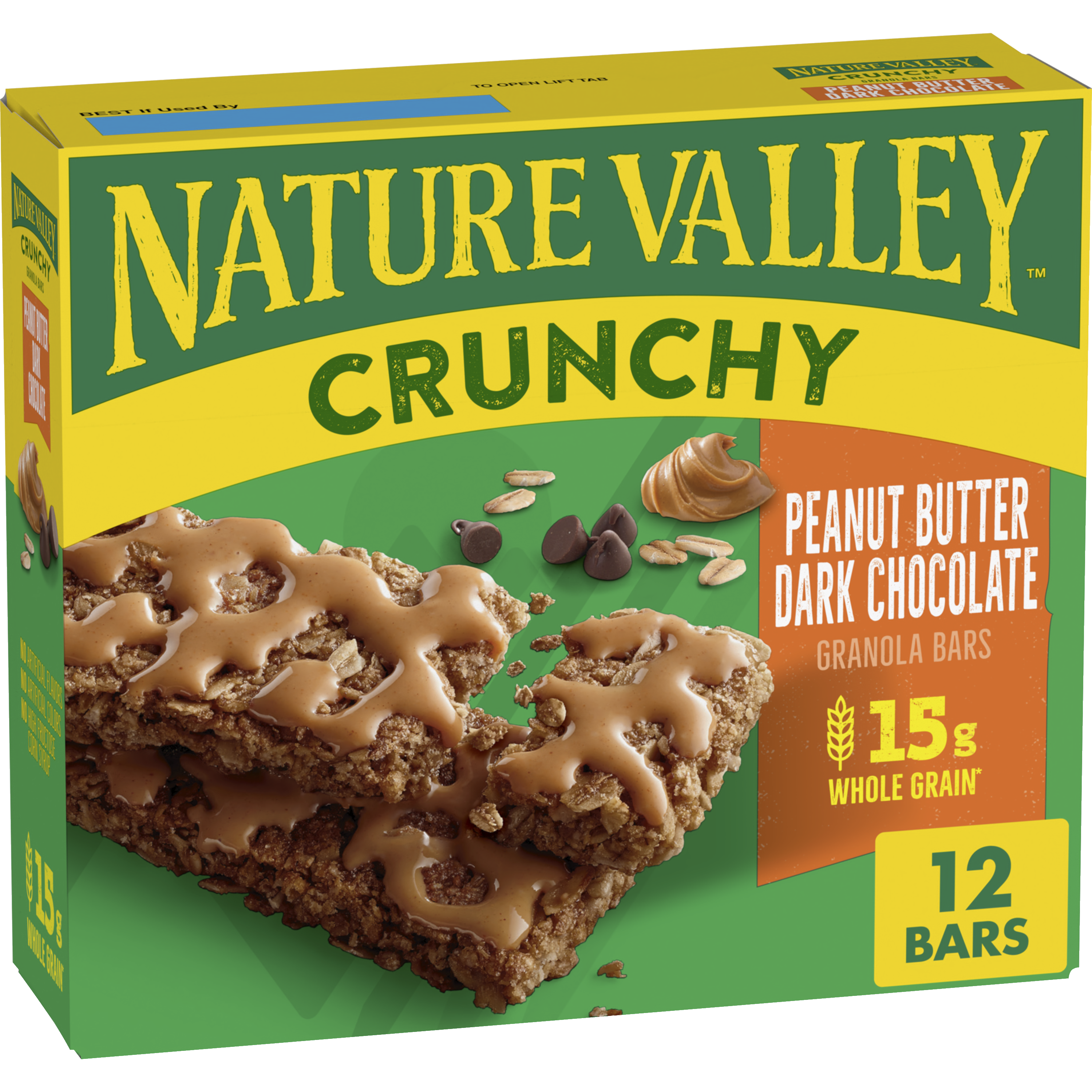 Peanut Butter Dark Chocolate Crunchy Granola Bars - Convenient Daily Bite