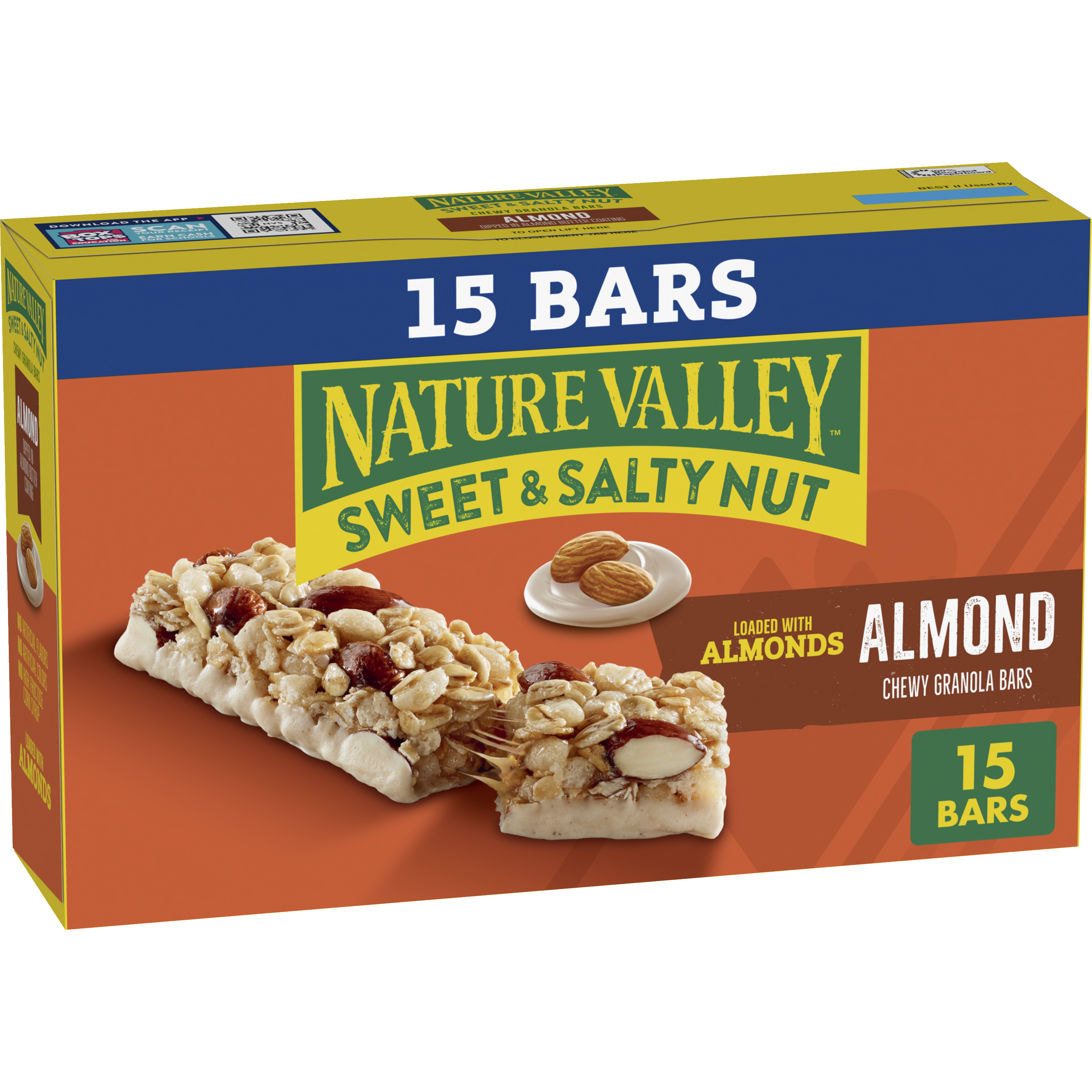 Almond Sweet & Salty Granola Bars 15ct - Convenient Daily Bite