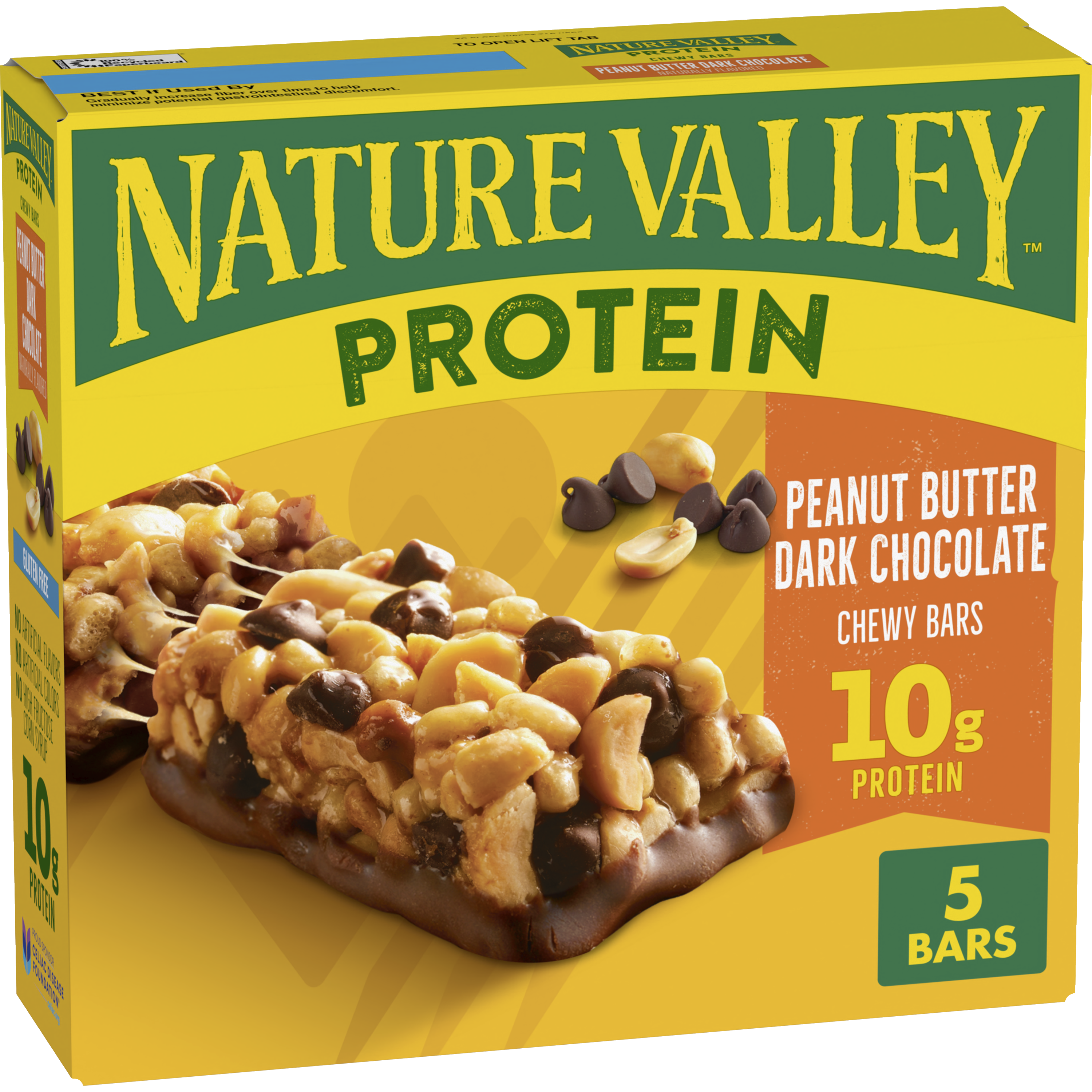 Peanut Butter Dark Chocolate Protein Chewy Bars - Everyday Health Routine
