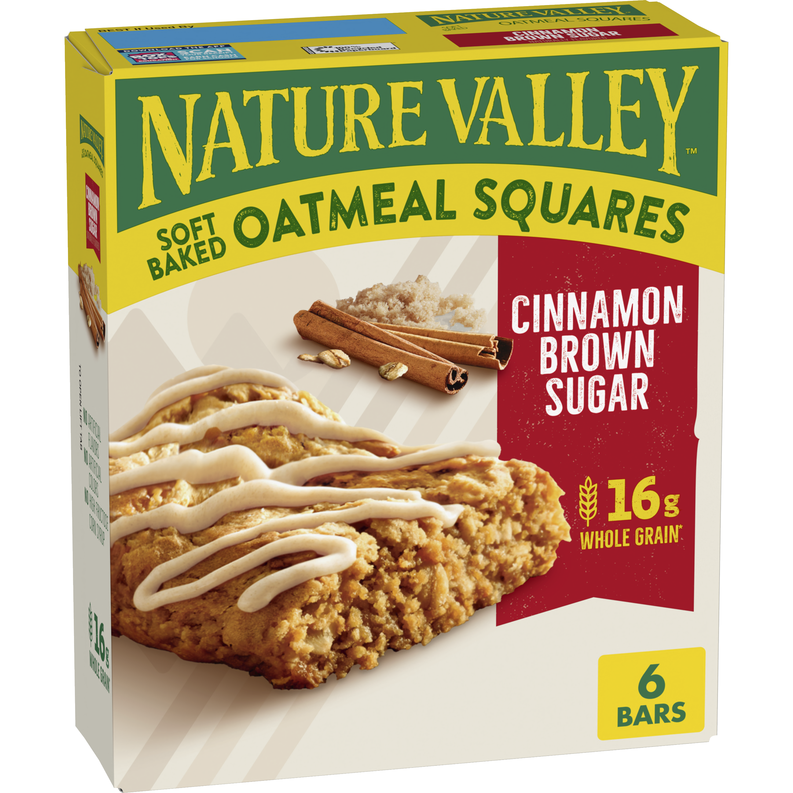 Cinnamon Brown Sugar Soft-baked Oatmeal Squares - Convenient Daily Bite
