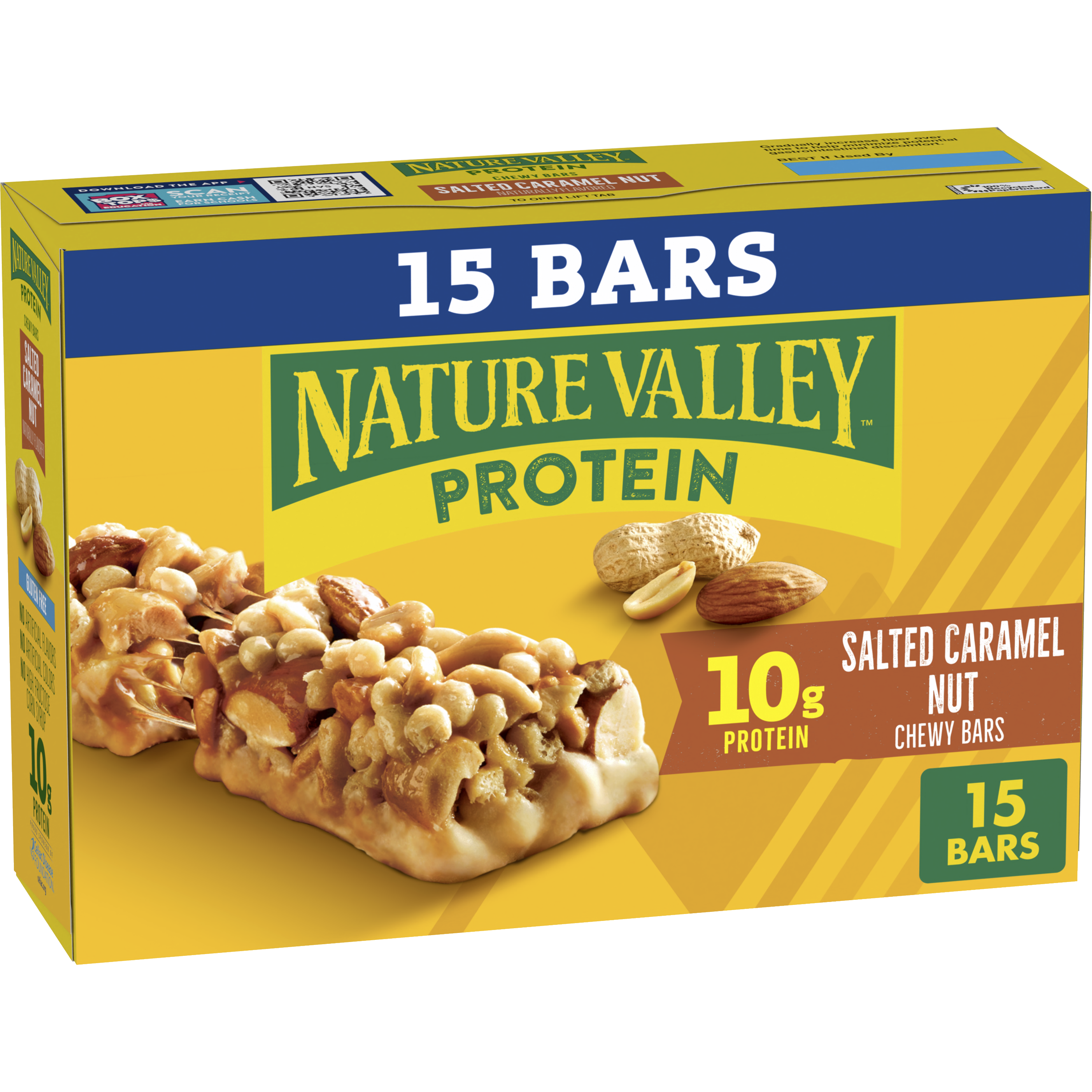 Salted Caramel Nut Protein Chewy Bars 15ct - Everyday Health Routine