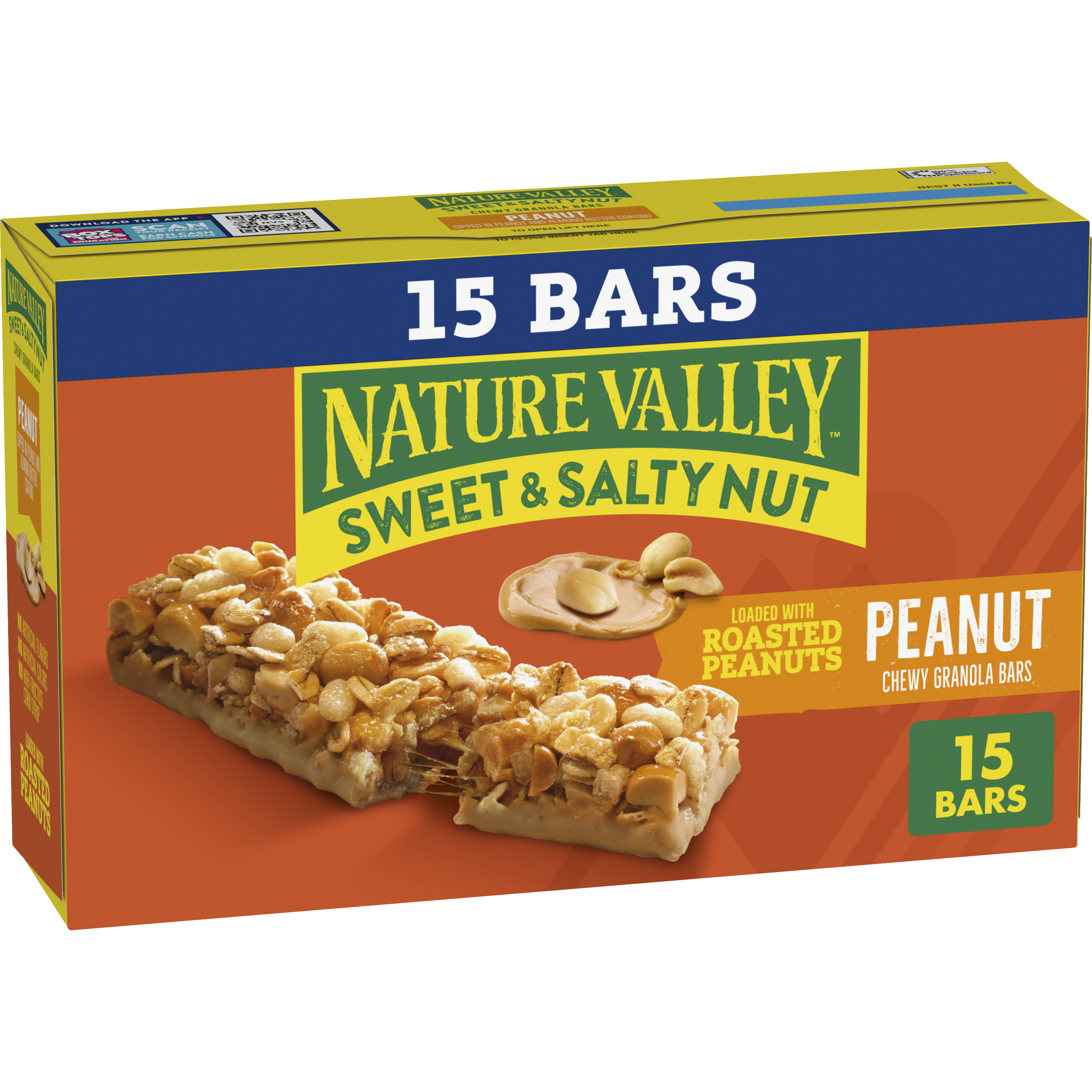 Peanut Sweet & Salty Granola Bars 15ct - Convenient Daily Bite