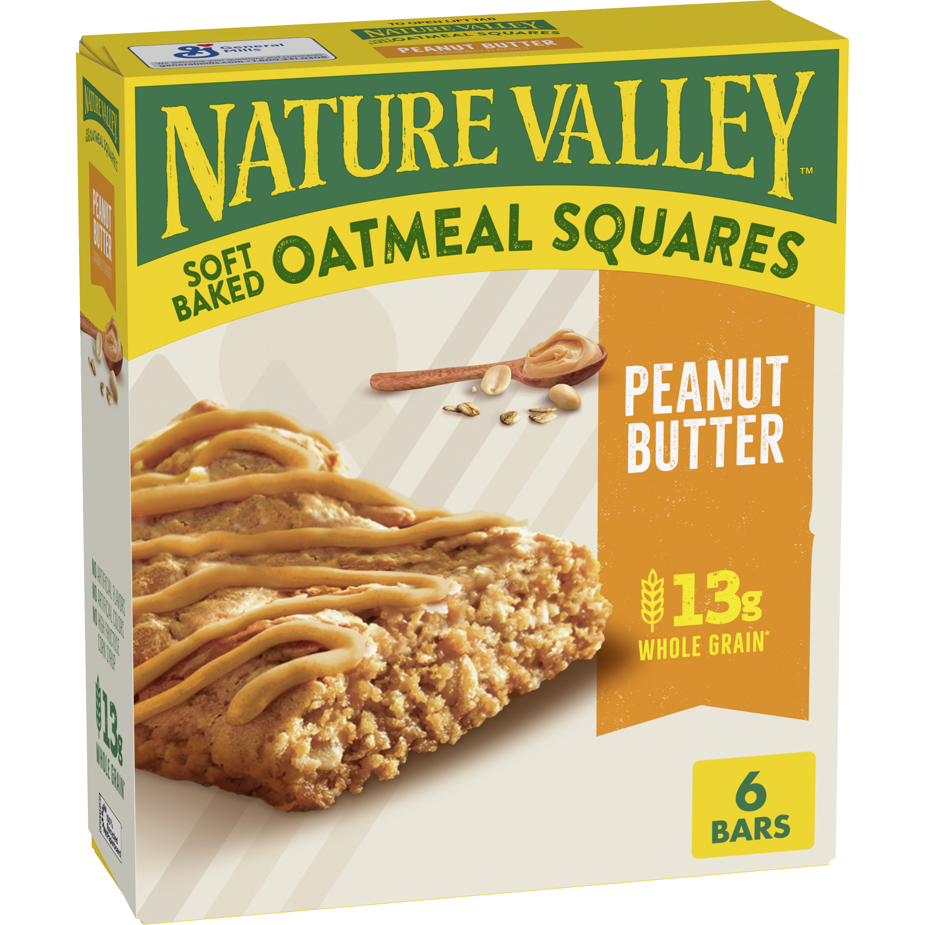 Peanut Butter Soft-baked Oatmeal Squares - Convenient Daily Bite