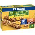 Peanut Butter Dark Chocolate Salted Caramel Nut Almond & Protein Chewy Bars Variety Pack 15ct - Everyday Health Routine