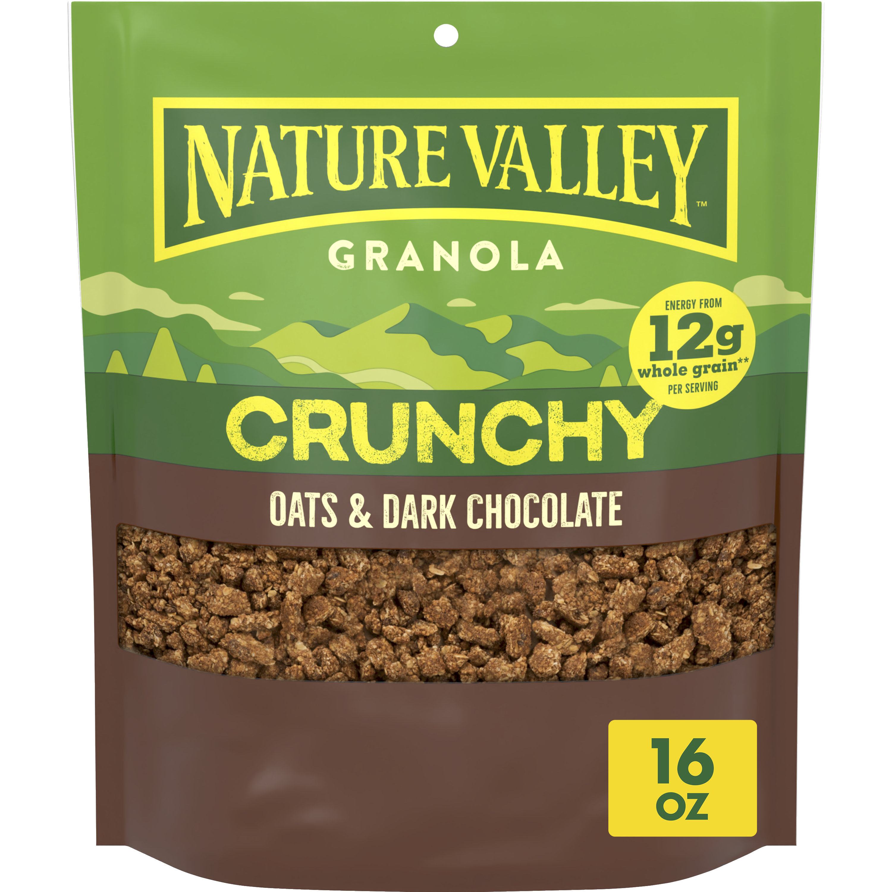 Oats & Dark Chocolate Crunchy Granola - Convenient Daily Bite