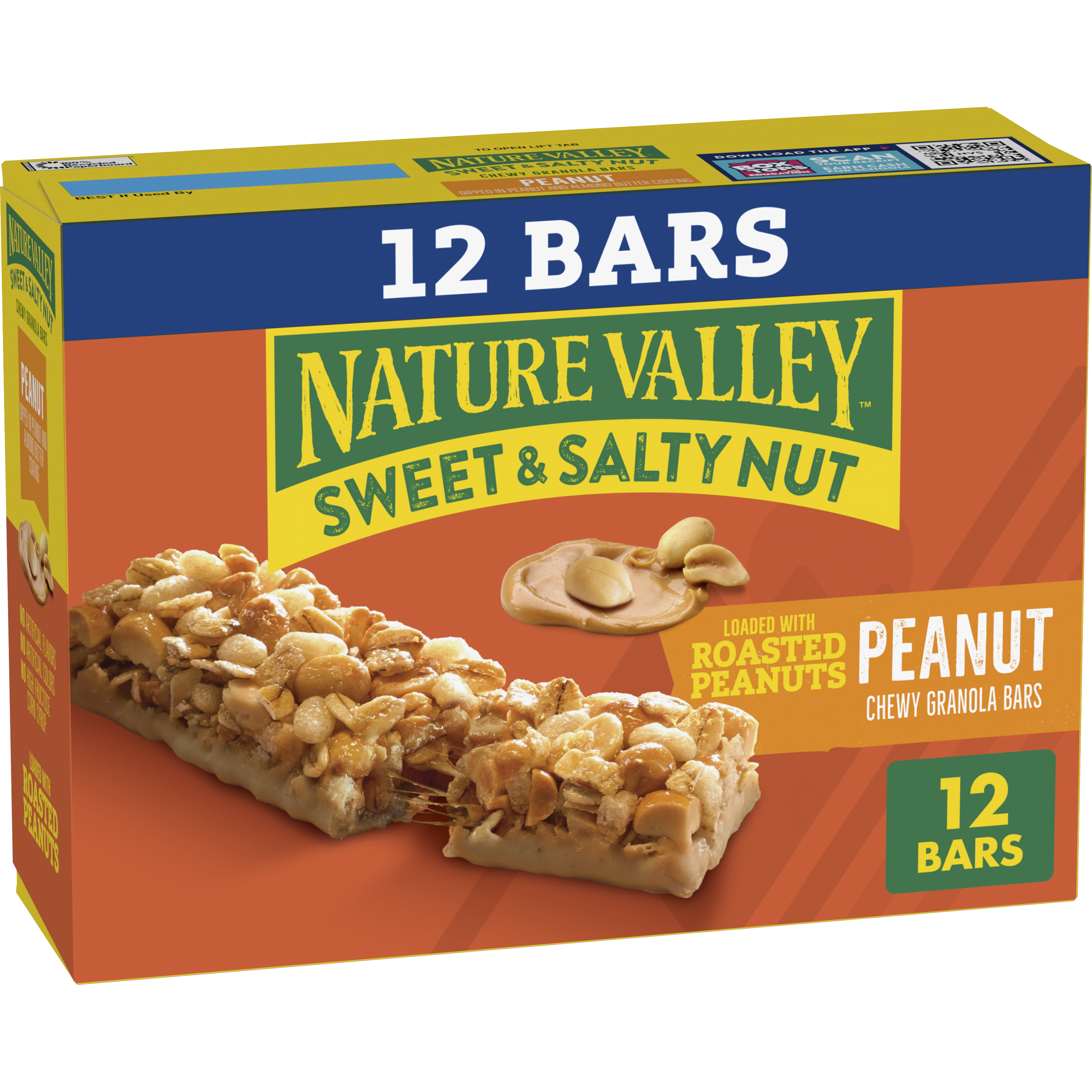 Peanut Sweet & Salty Granola Bars 12ct - Convenient Daily Bite
