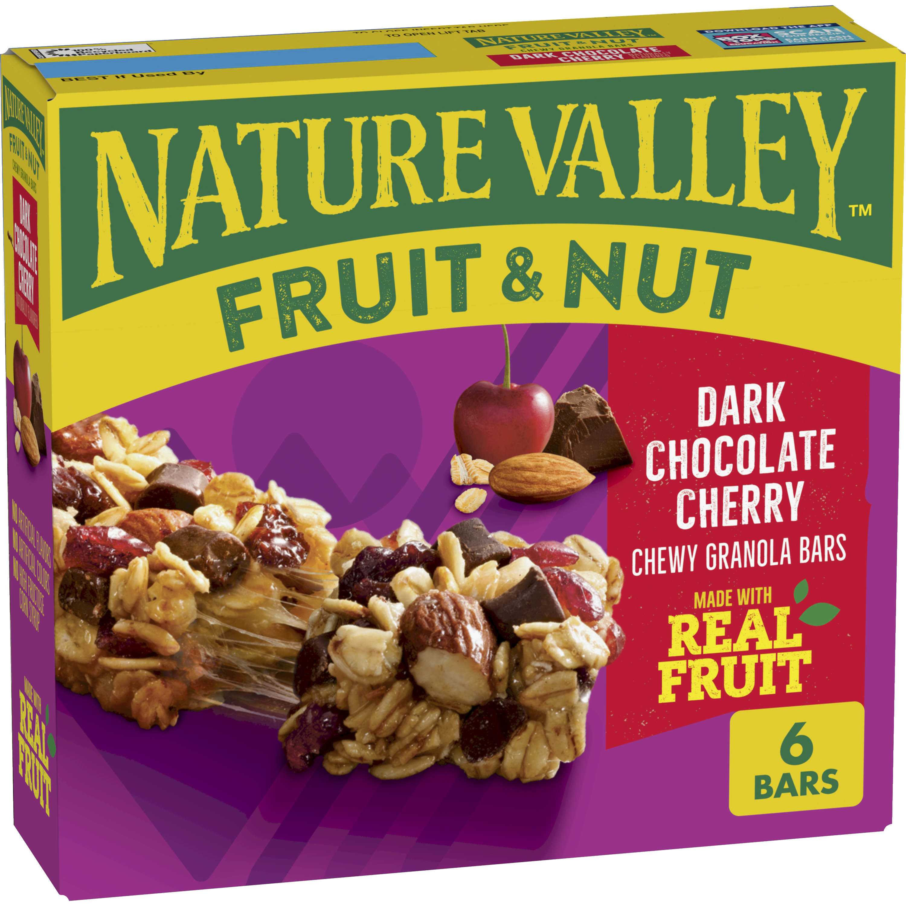 Dark Chocolate Cherry Fruit & Nut Bars - Convenient Daily Bite